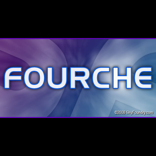 SF Fourche font